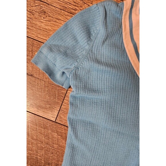 L-RL Lauren Active Ralph Lauren Knit Women’s Sweater Size Medium V-neck Golf - Picture 4 of 7